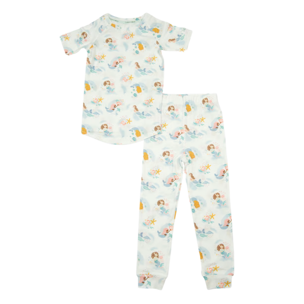 Mermaids Two Piece Pyjama Set - Little Kinfolk Boutique | Children's Clothing Regina, SK