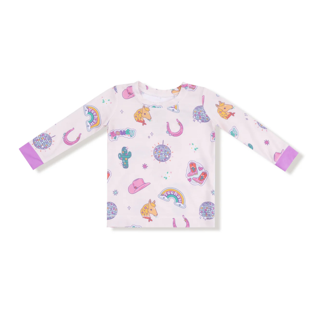 Disco Cowgirl PJ Set - Little Kinfolk Boutique | Children's Clothing Regina, SK