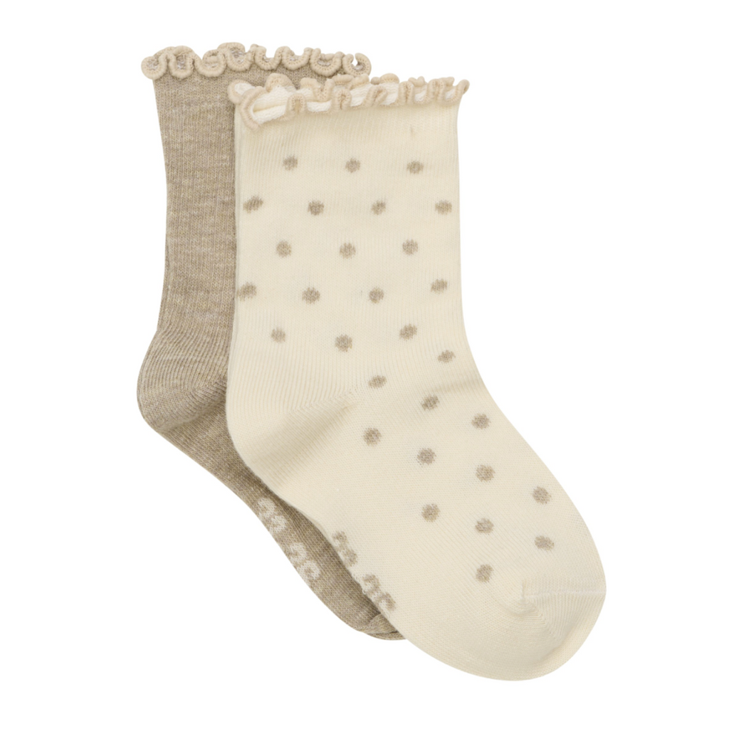 Scottie Lettuce Hem Socks - Little Kinfolk Boutique | Children's Clothing Regina, SK