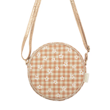 Daisy Gingham Round Bag - Little Kinfolk Boutique | Children's Clothing Regina, SK