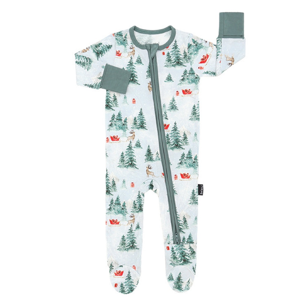 Sleigh Ride Bamboo Sleeper - Little Kinfolk Boutique | Children's Clothing Regina, SK