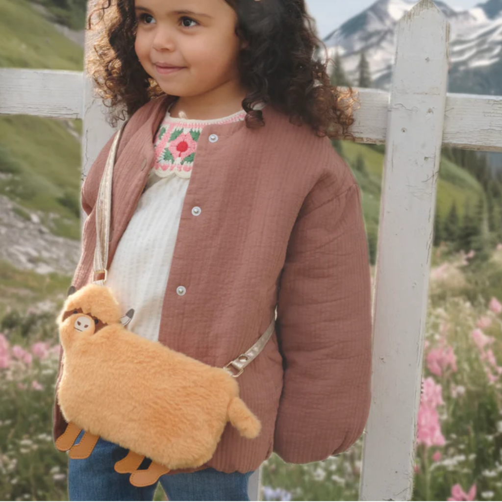 Hettie Highland Cow Purse - Little Kinfolk Boutique | Children's Clothing Regina, SK