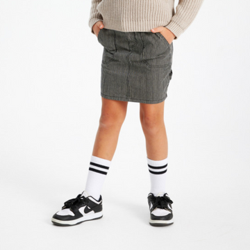 London Striped Denim Skirt - Little Kinfolk Boutique | Children's Clothing Regina, SK