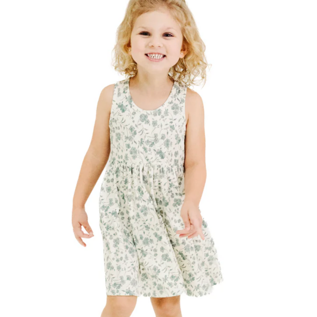 Baby's Breath Tank Dress & Bloomer - Little Kinfolk Boutique | Children's Clothing Regina, SK