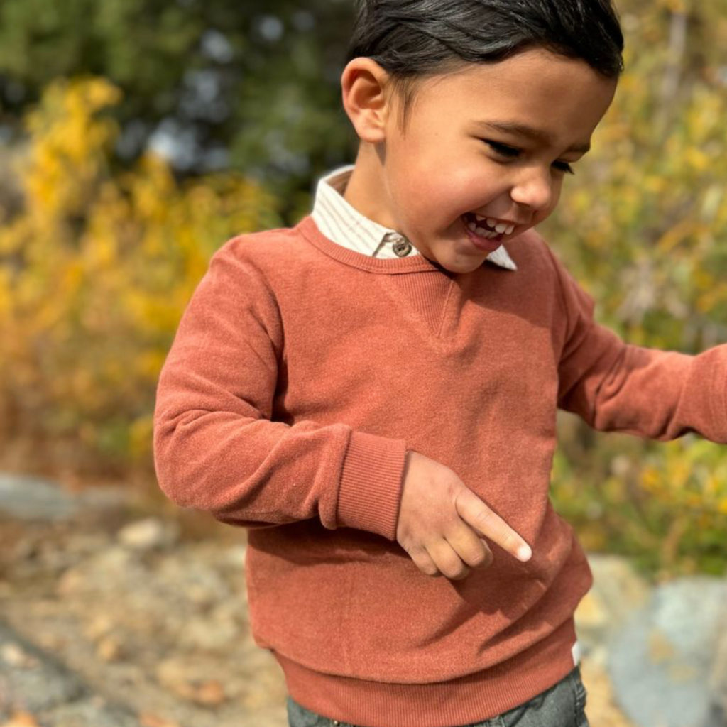 Tarquin Sweatshirts (2 Colour Options) - Little Kinfolk Boutique | Children's Clothing Regina, SK