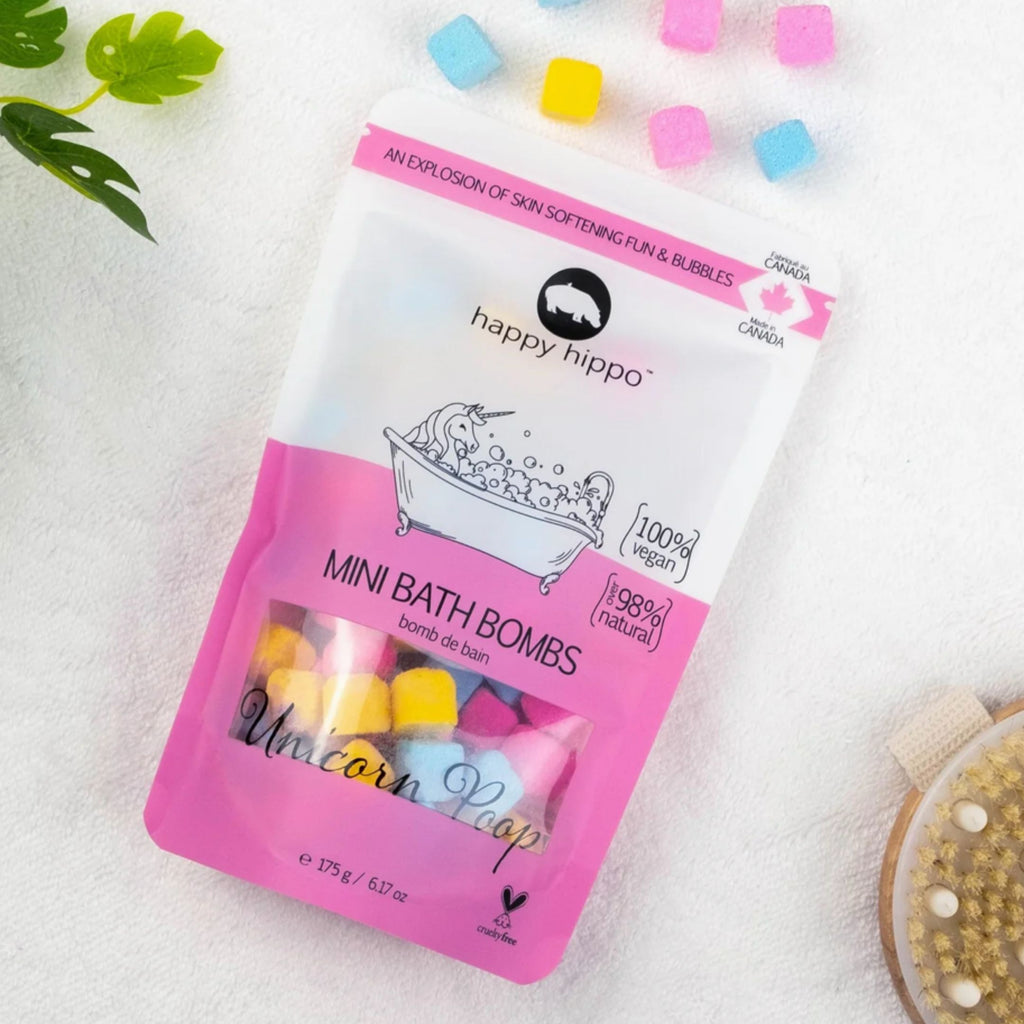 Happy Hippo Bath Co. Mini Bath Bombs - Little Kinfolk Boutique | Children's Clothing Regina, SK