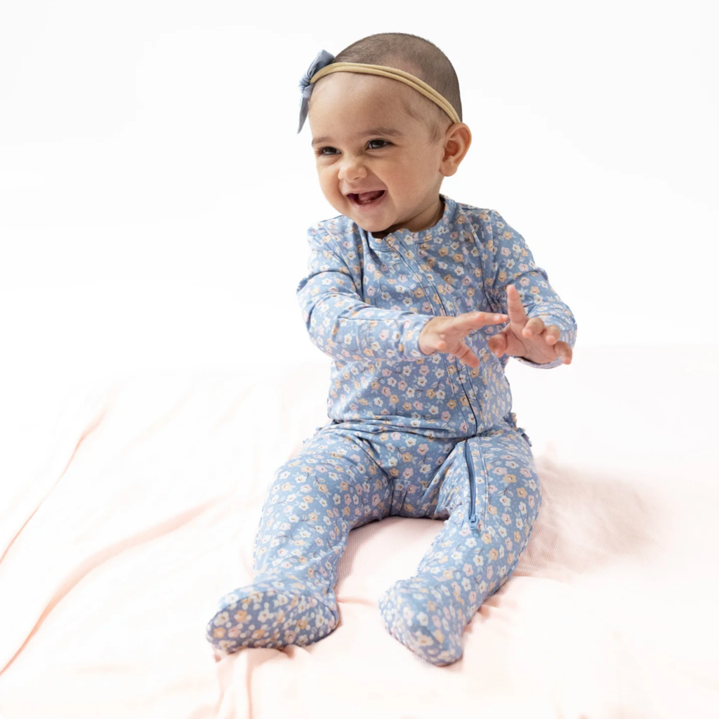 Country Calico Zipper Sleeper - Little Kinfolk Boutique | Children's Clothing Regina, SK
