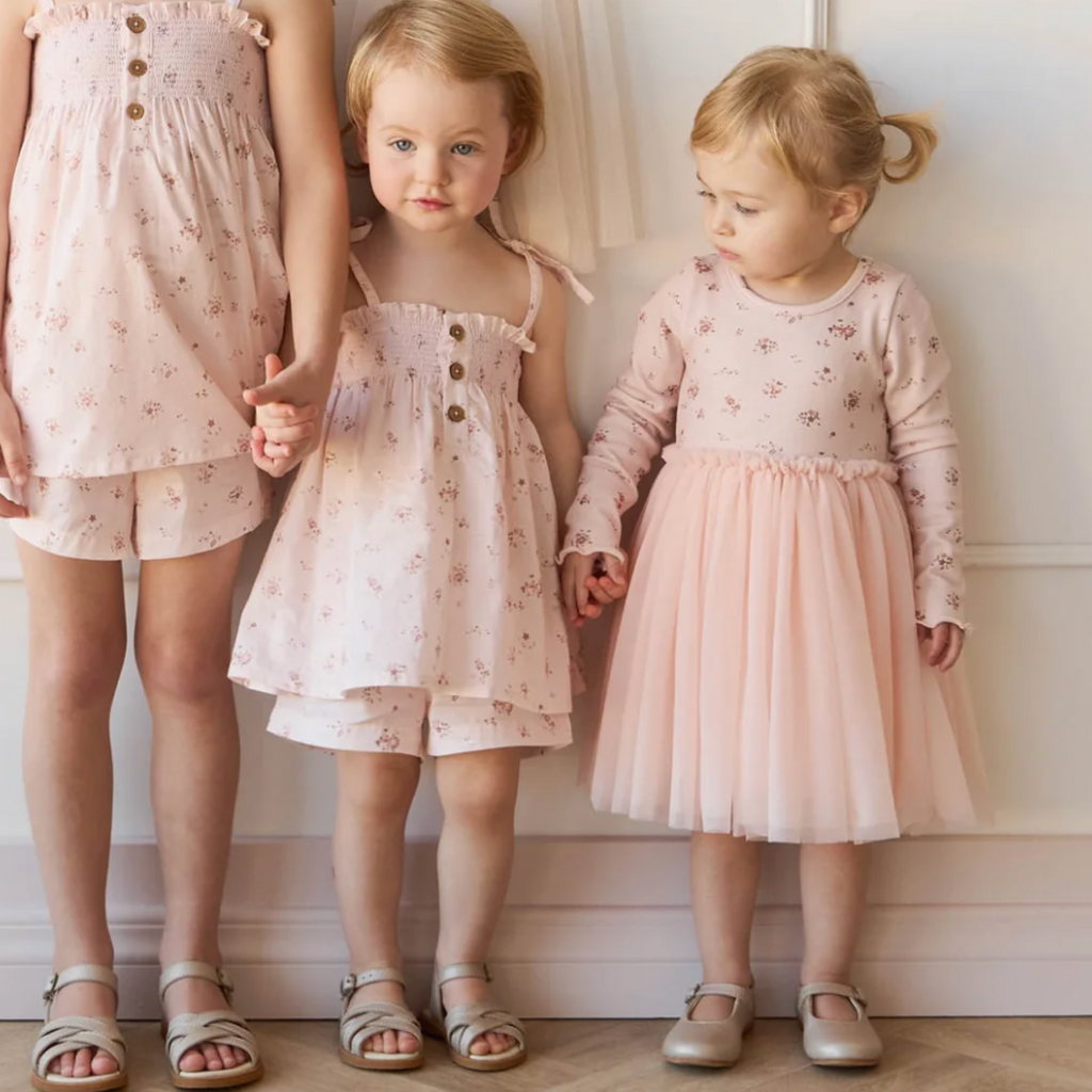 Petite Fleur Anna Tulle Dress - Little Kinfolk Boutique | Children's Clothing Regina, SK