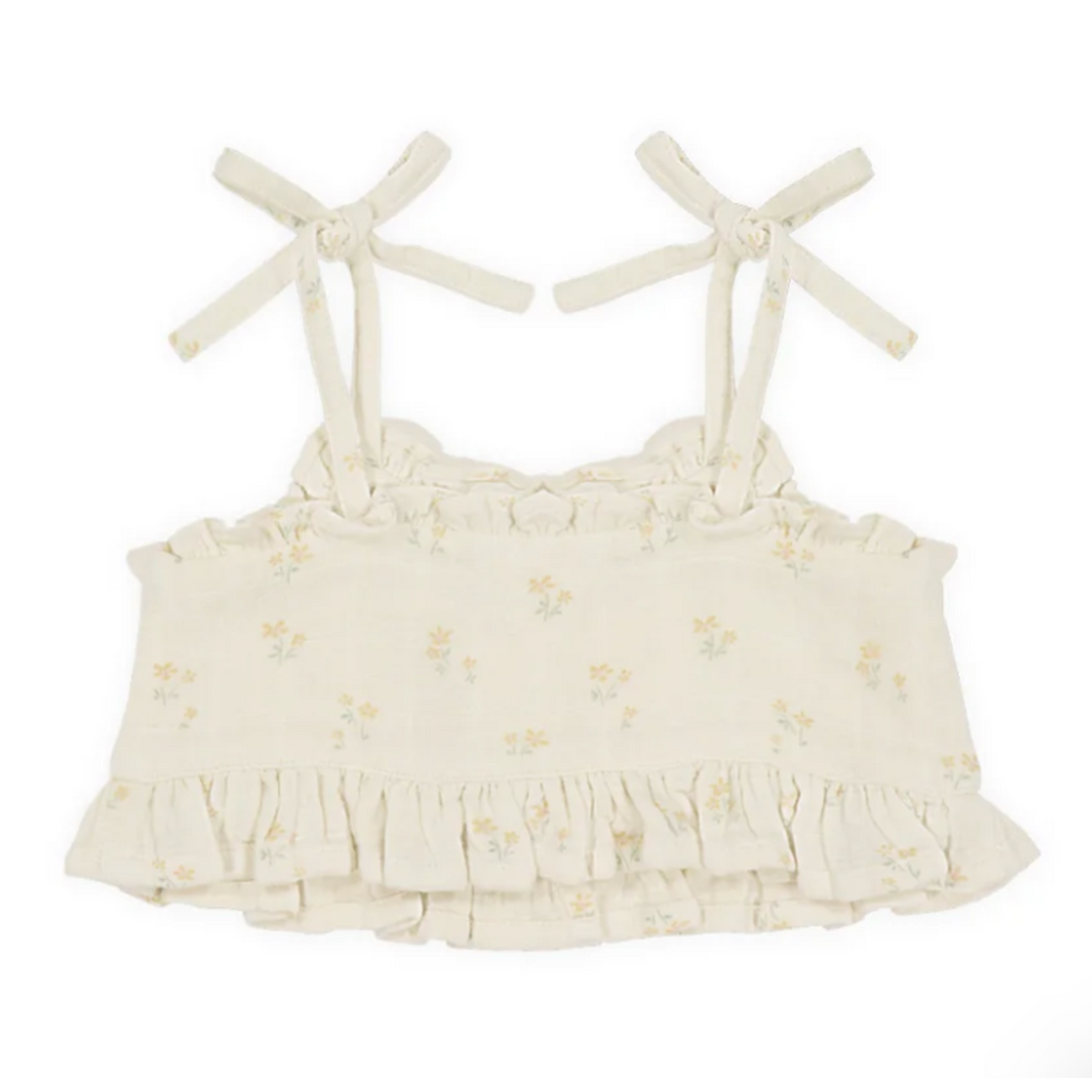 Pauline Chamomile Muslin Ellie Top - Little Kinfolk Boutique | Children's Clothing Regina, SK