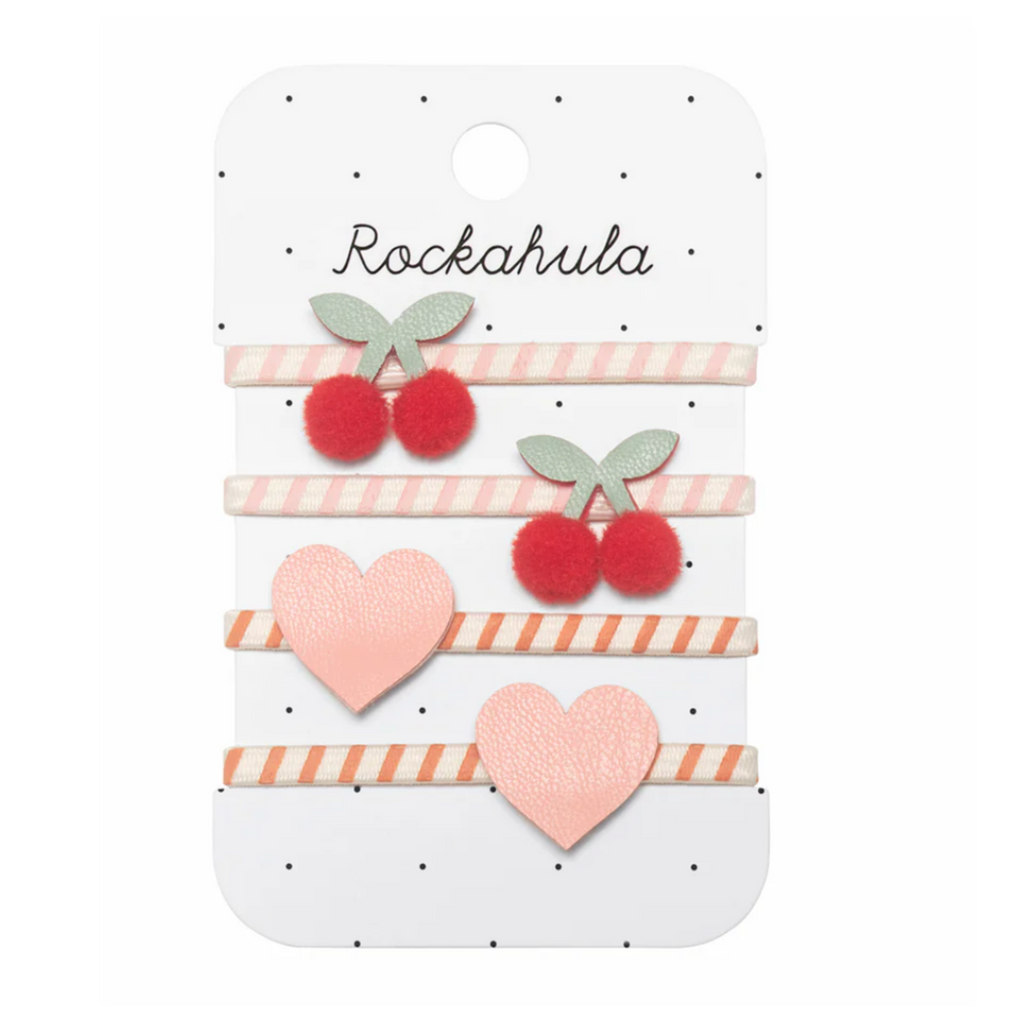 Stripy Cherry Ponies - Little Kinfolk Boutique | Children's Clothing Regina, SK