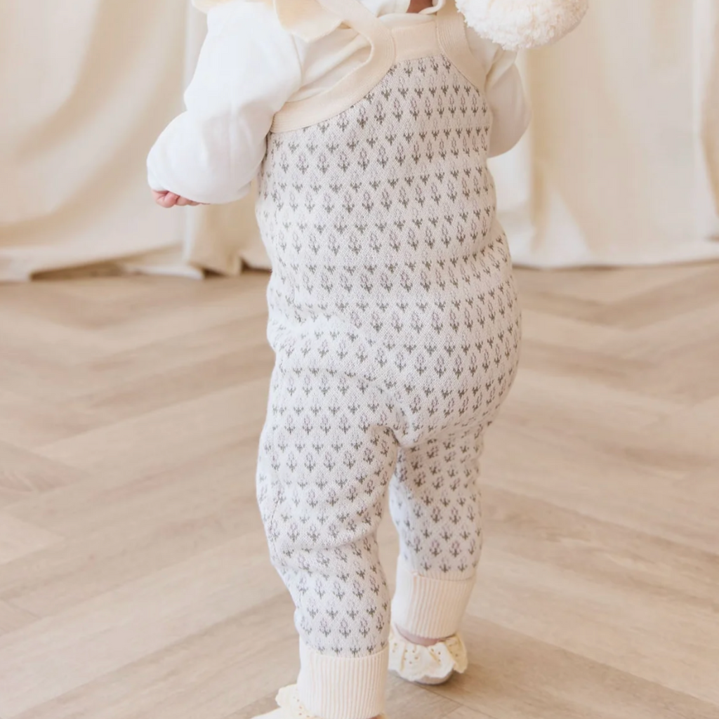 Savannah Jacquard Knit Onepiece - Little Kinfolk Boutique | Children's Clothing Regina, SK
