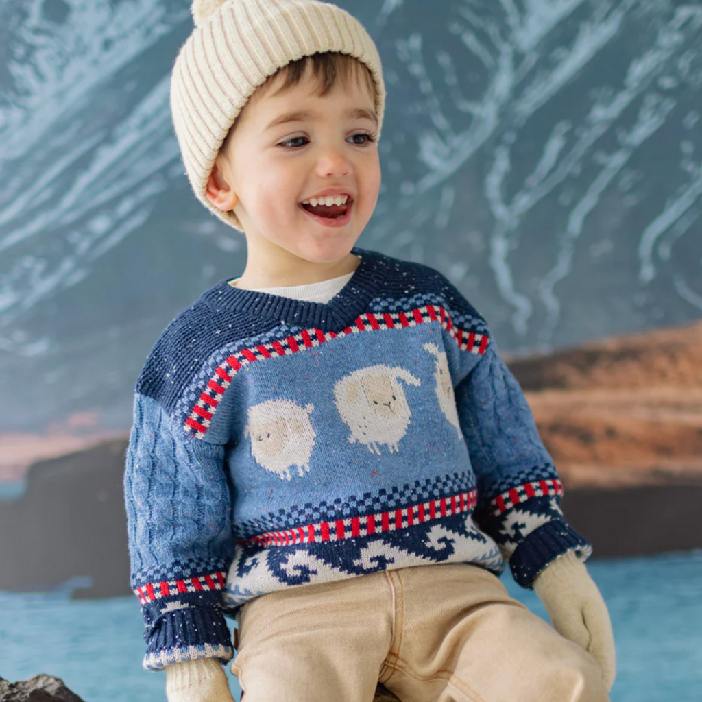 Christophe Nordic Knit Sweater - Little Kinfolk Boutique | Children's Clothing Regina, SK