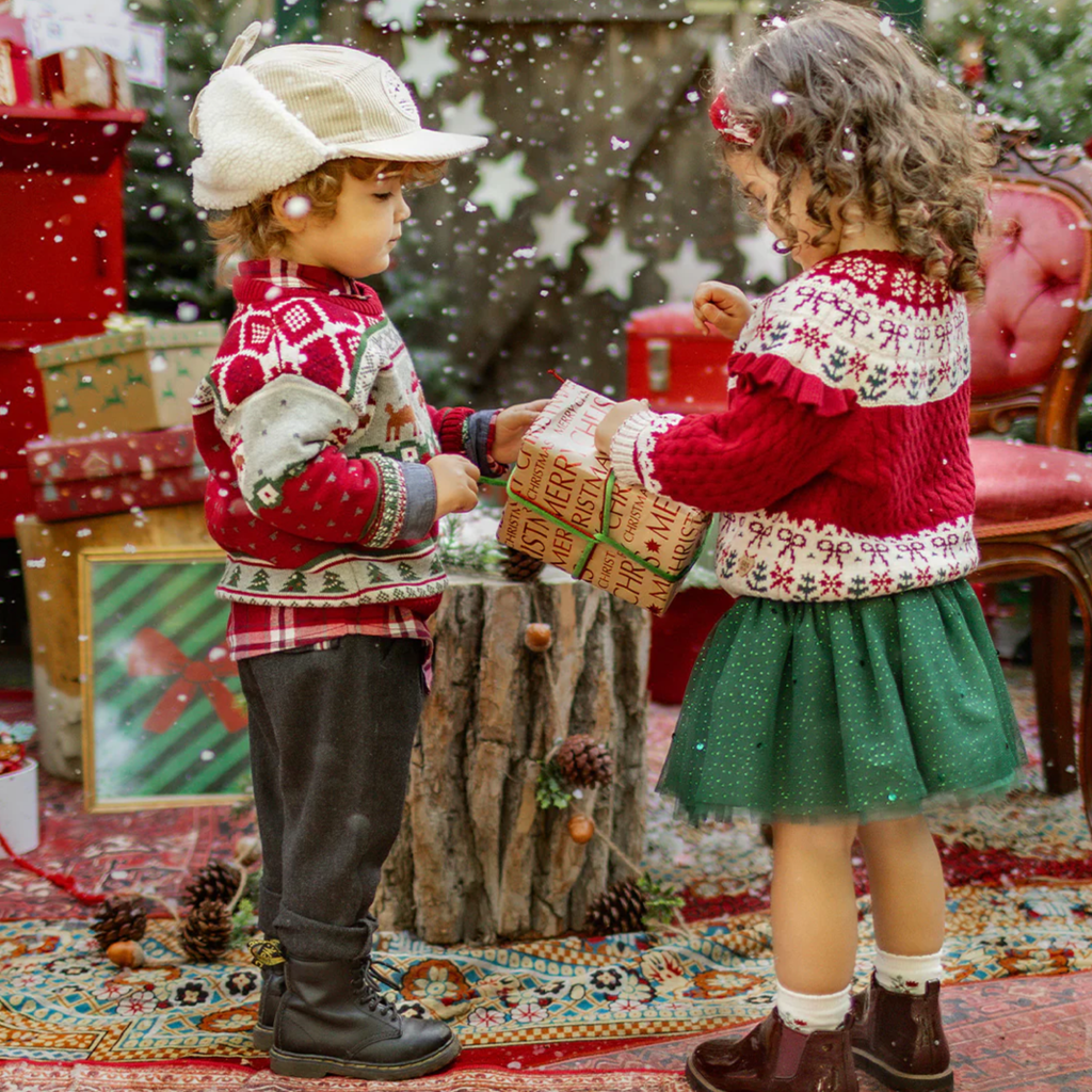 Hailey Sparkle Tulle Holiday Skirt - Little Kinfolk Boutique | Children's Clothing Regina, SK