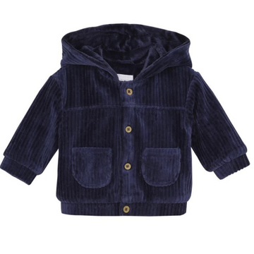 Solvay Button Up Hooded Jacket - Little Kinfolk Boutique | Children's Clothing Regina, SK