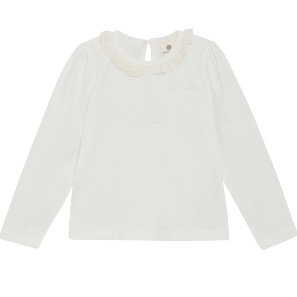 Jennie Long Sleeve Collared Tee - Little Kinfolk Boutique | Children's Clothing Regina, SK