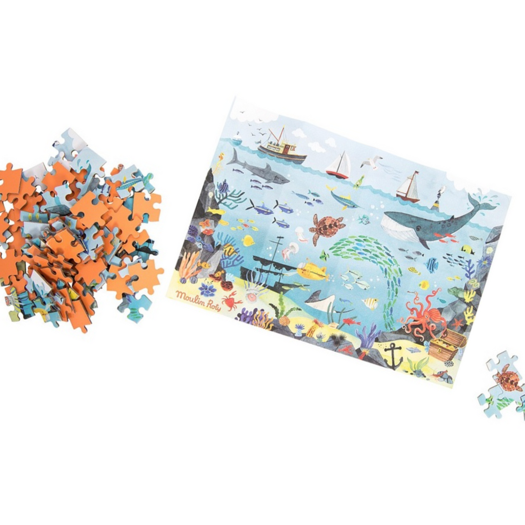 Little Explorer's Ocean Puzzle 96 Pieces - Little Kinfolk Boutique | Children's Clothing Regina, SK