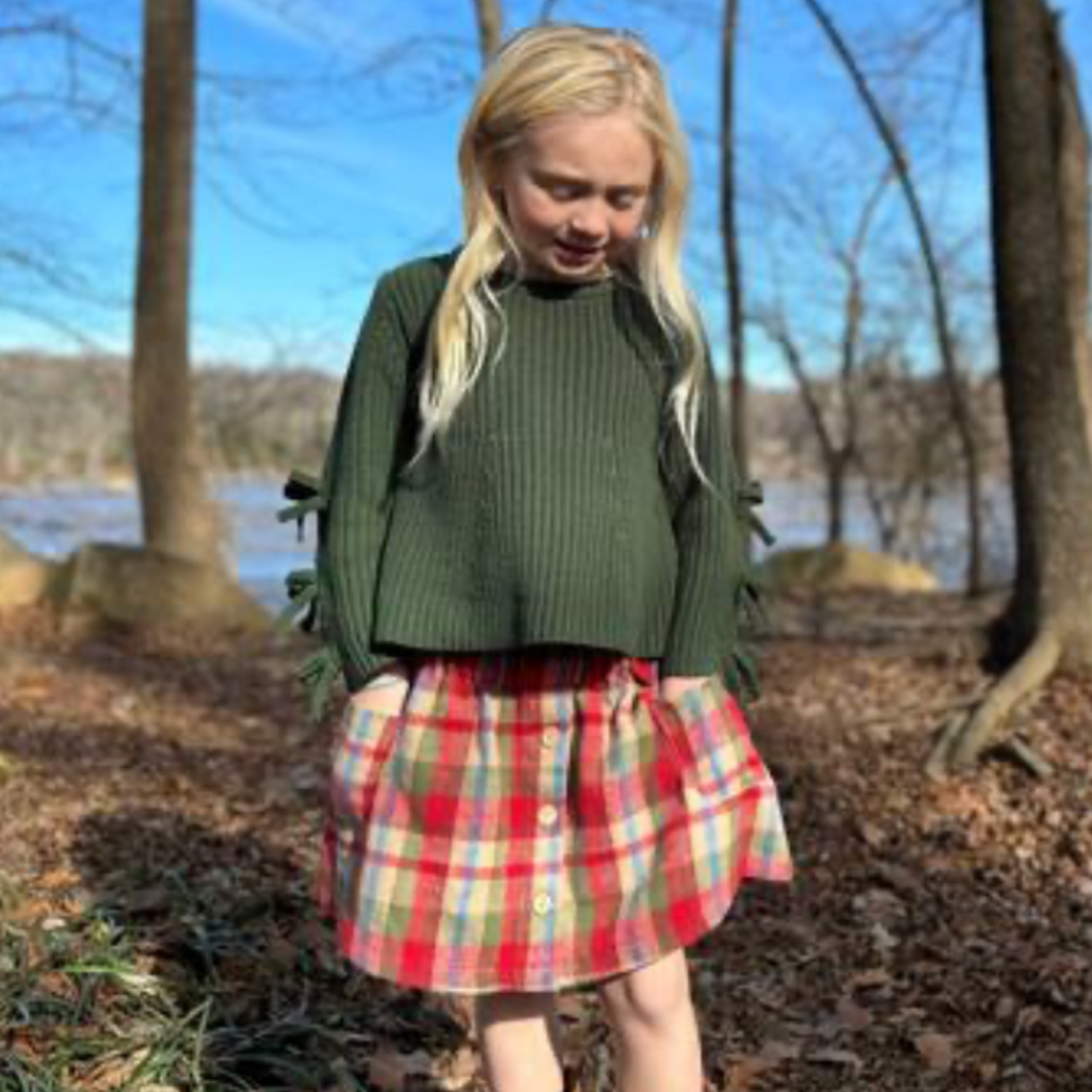 Jaycee Plaid Skirt - Little Kinfolk Boutique | Children's Clothing Regina, SK