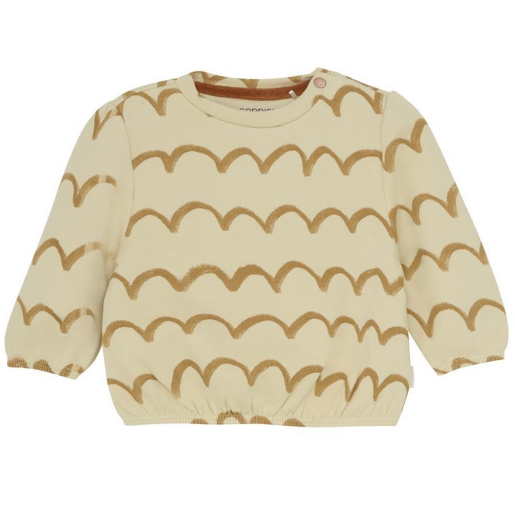 Thiells Long Sleeve Wave Sweatshirt - Little Kinfolk Boutique | Children's Clothing Regina, SK