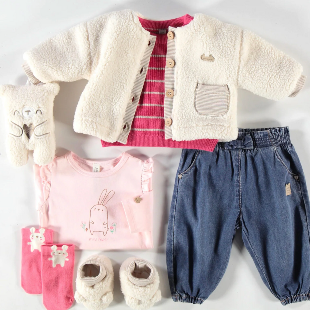 Emma Sherpa BabyJacket - Little Kinfolk Boutique | Children's Clothing Regina, SK