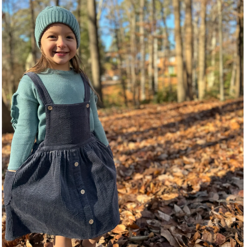 Autumn Pinafore - Little Kinfolk Boutique | Children's Clothing Regina, SK