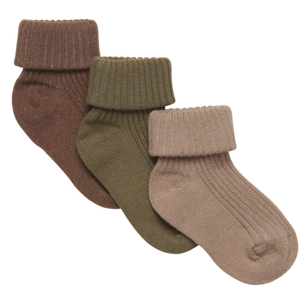 Mikey Ribbed Socks 3 pack - Little Kinfolk Boutique | Children's Clothing Regina, SK