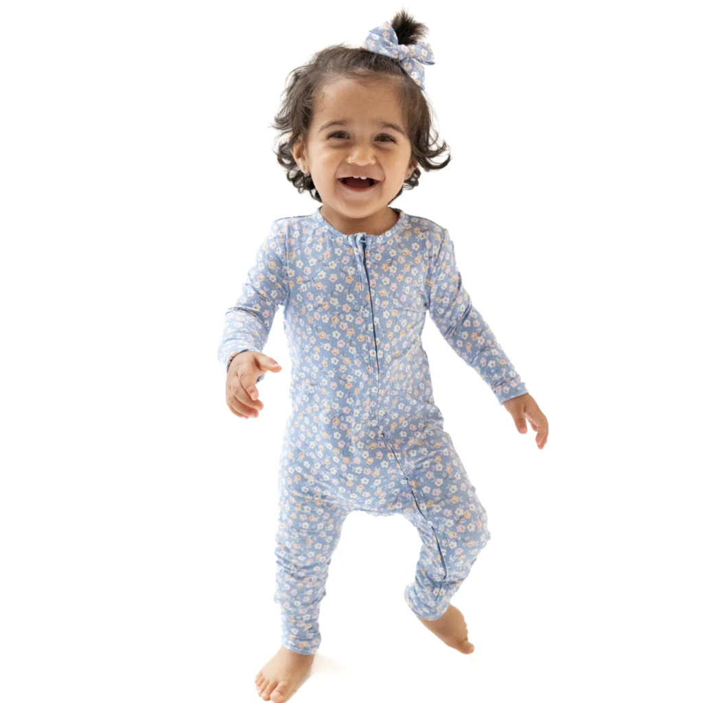 Country Calico Zipper Sleeper - Little Kinfolk Boutique | Children's Clothing Regina, SK