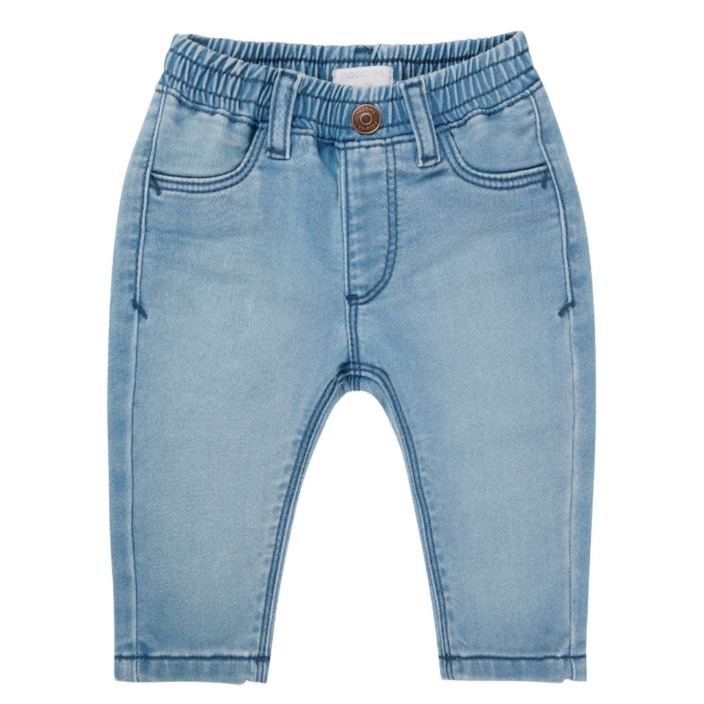 Oleggio Light Wash Stretch Denim - Little Kinfolk Boutique | Children's Clothing Regina, SK