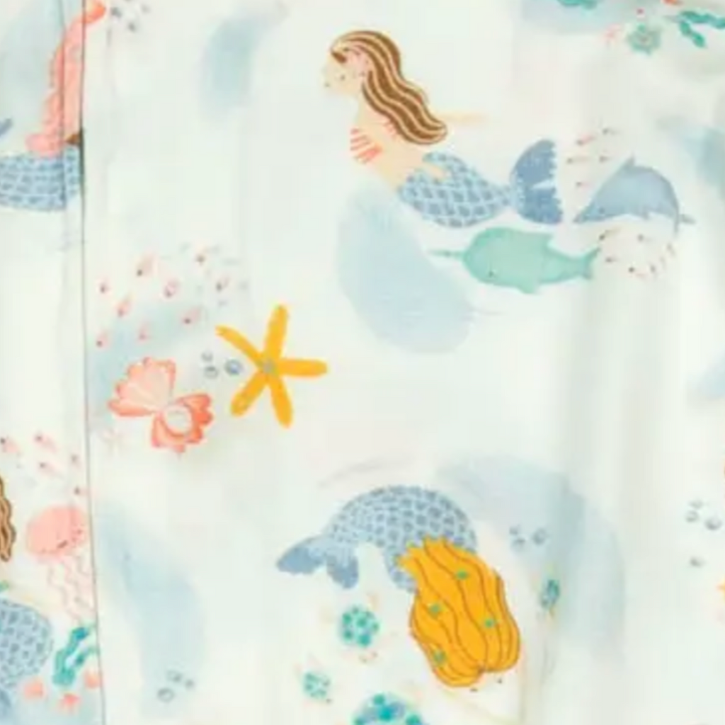 Mermaids Footless Sleeper - Little Kinfolk Boutique | Children's Clothing Regina, SK