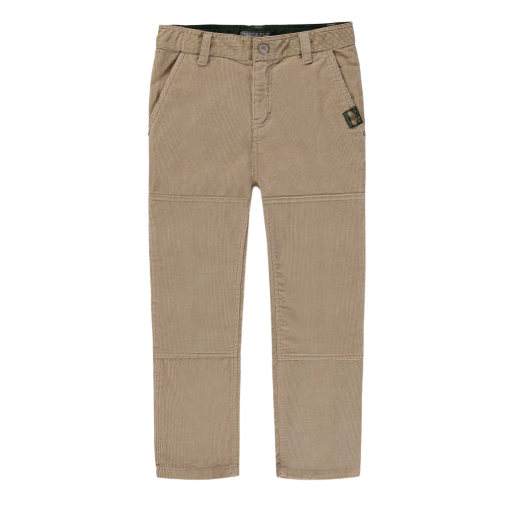 Billy Beige Corduroy Relaxed Fit Pants - Little Kinfolk Boutique | Children's Clothing Regina, SK