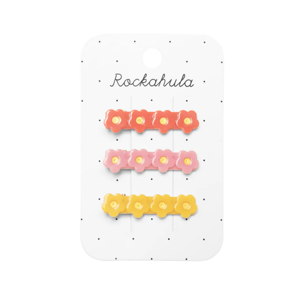 Acrylic Flower Clip Set - Little Kinfolk Boutique | Children's Clothing Regina, SK