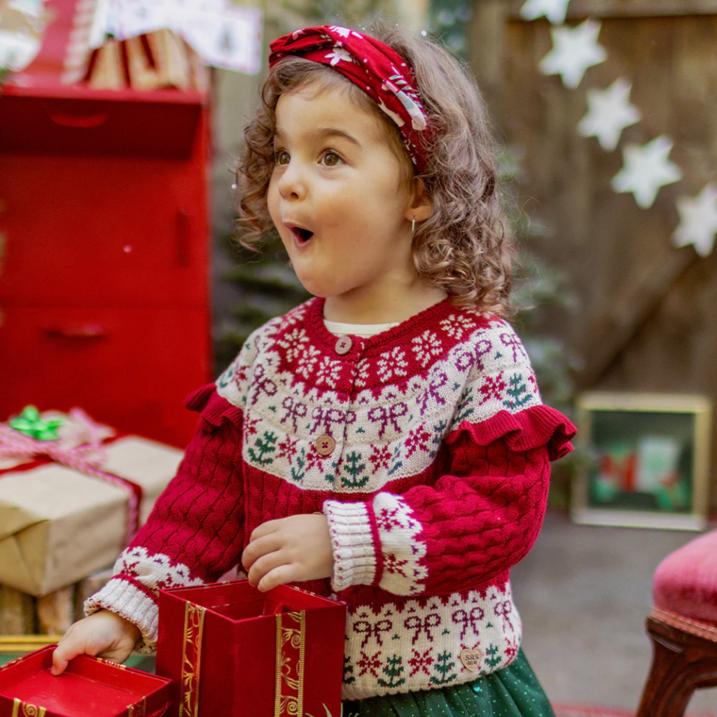Sophia Holiday Cardigan - Little Kinfolk Boutique | Children's Clothing Regina, SK