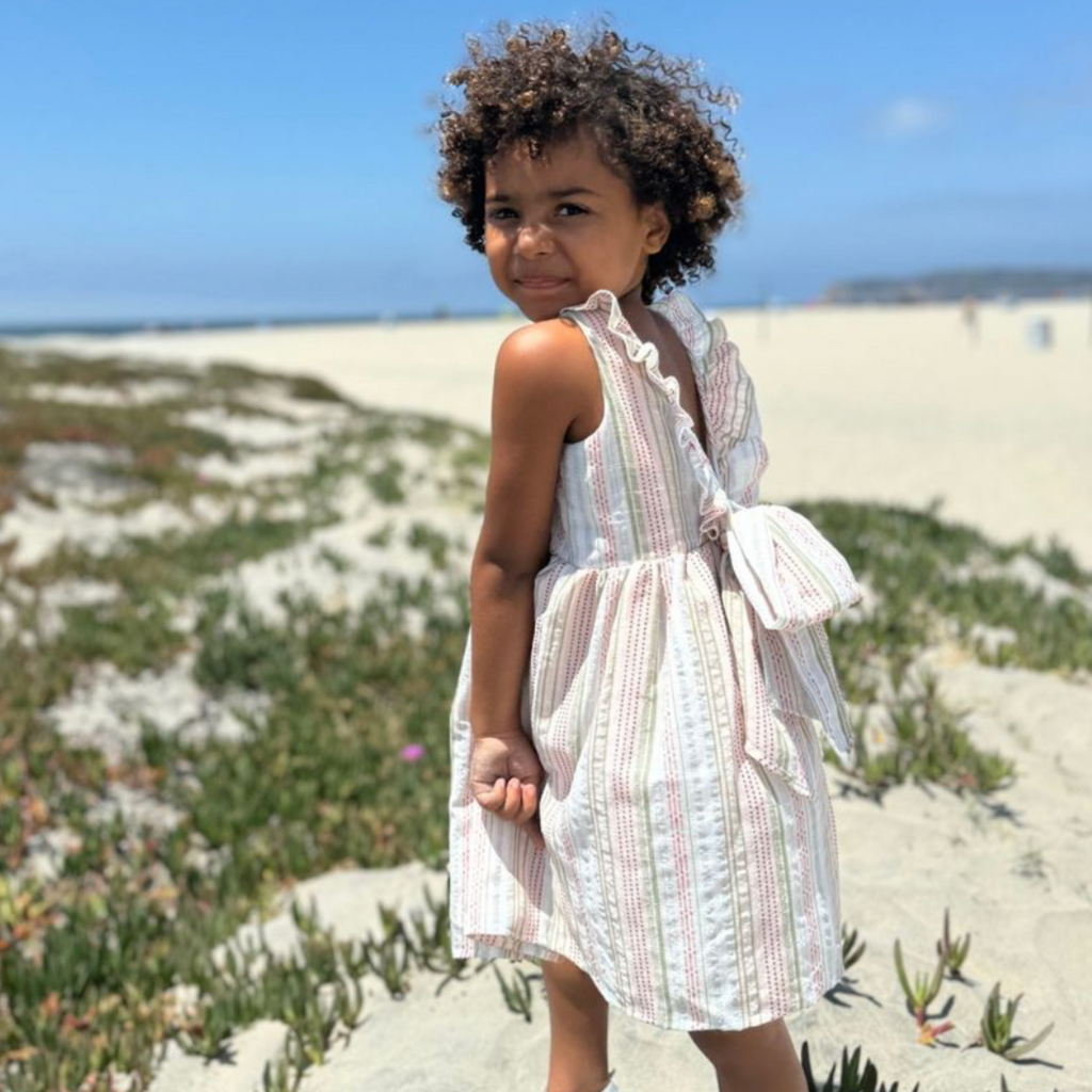 Jewel Ruffle Dress - Little Kinfolk Boutique | Children's Clothing Regina, SK