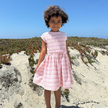 Cindy Striped Dress - Little Kinfolk Boutique | Children's Clothing Regina, SK