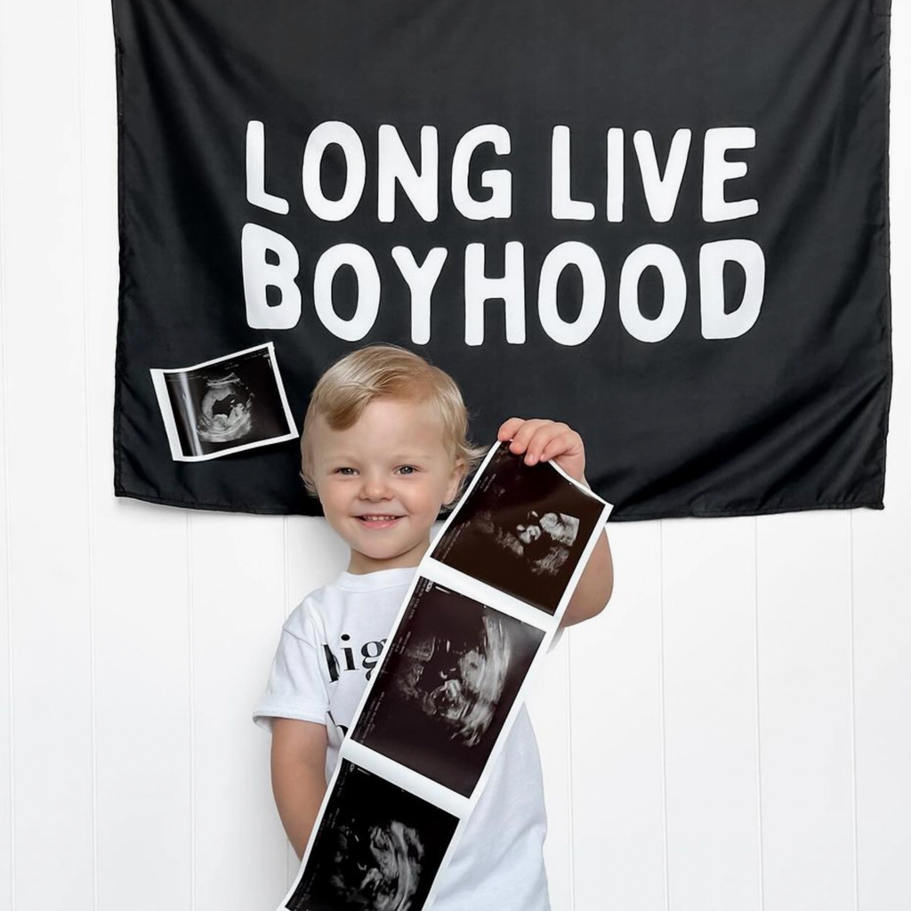 Long Live Boyhood Banner 26x36" - Little Kinfolk Boutique | Children's Clothing Regina, SK
