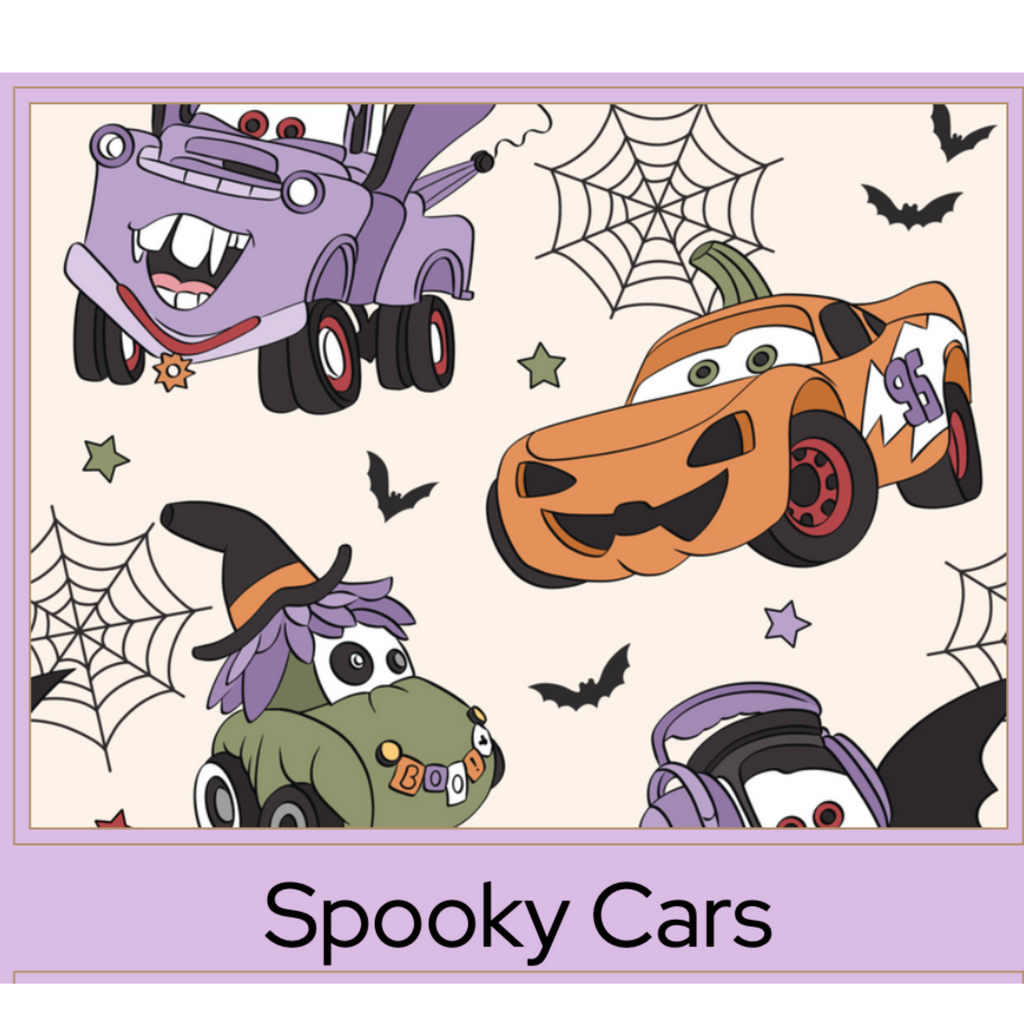 Spooky Cars Crewneck - Little Kinfolk Boutique | Children's Clothing Regina, SK