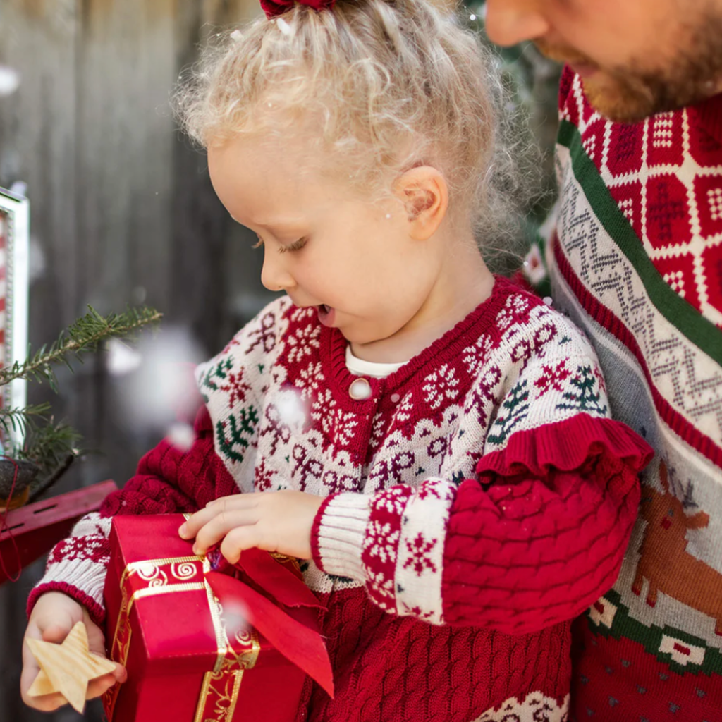 Sophia Holiday Cardigan - Little Kinfolk Boutique | Children's Clothing Regina, SK