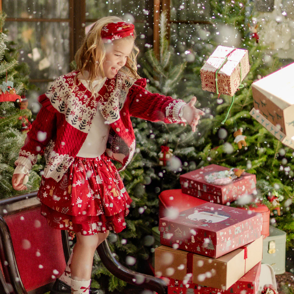 Sophia Holiday Cardigan - Little Kinfolk Boutique | Children's Clothing Regina, SK