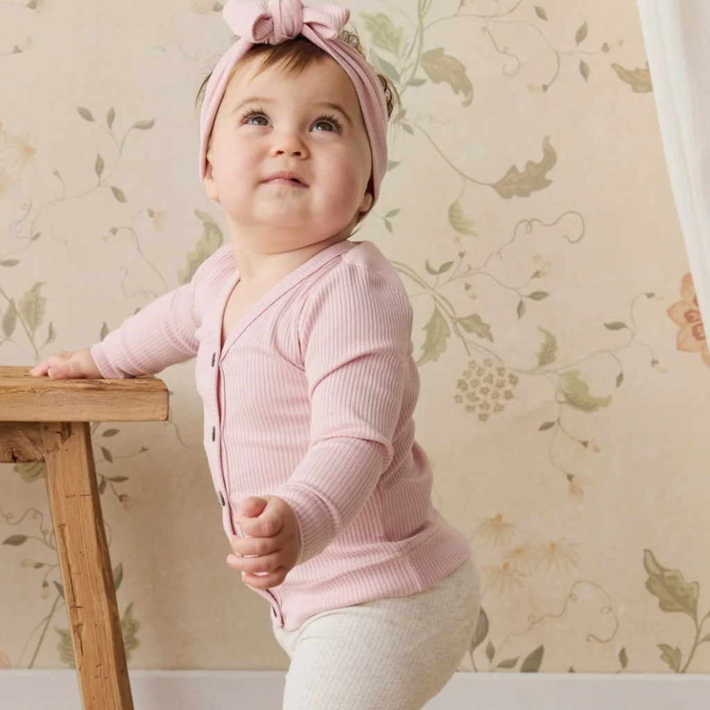 Trinket Organic Cotton Modal Cardigan PRESALE - Little Kinfolk Boutique | Children's Clothing Regina, SK