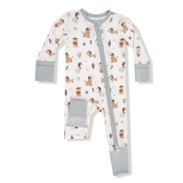 Cowboy & Cowgirl Dogs Sleepers - Little Kinfolk Boutique | Children's Clothing Regina, SK