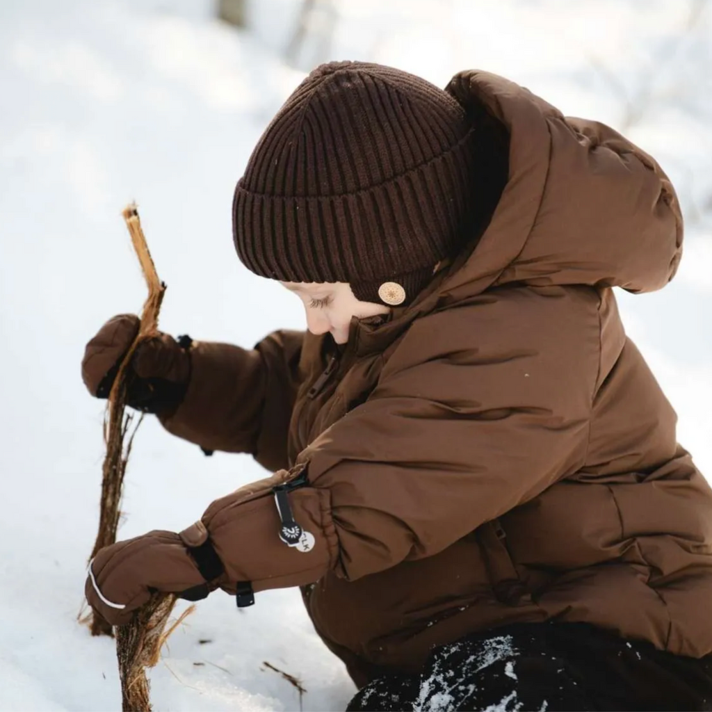 Knit Winter Hat with Sherpa (4 Colour Ways) - Little Kinfolk Boutique | Children's Clothing Regina, SK