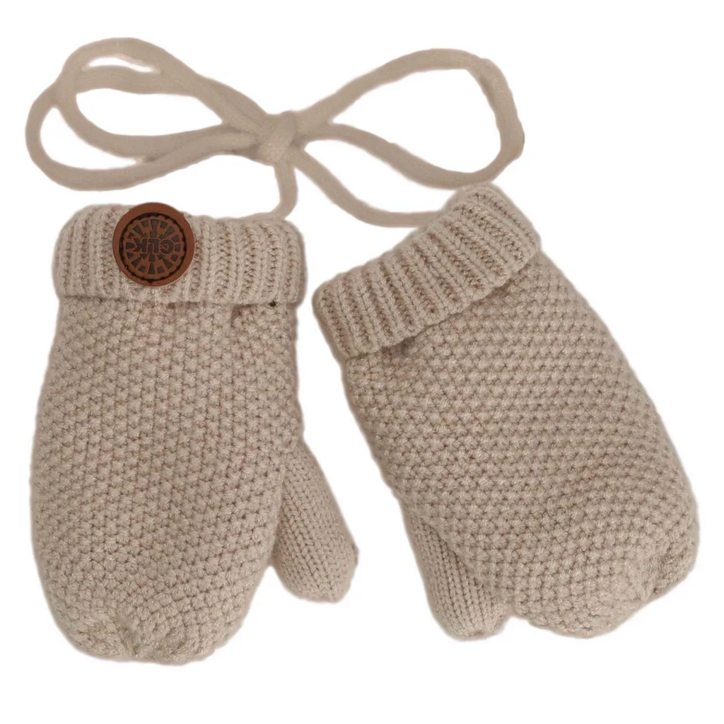 Knit Winter Corded Knit Mittens with Sherpa Lining - Little Kinfolk Boutique | Children's Clothing Regina, SK