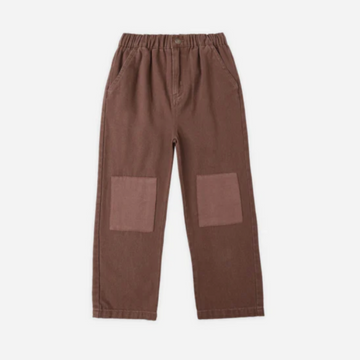 Marcus Baggy Denim Brown Pant PRE-SALE - Little Kinfolk Boutique | Children's Clothing Regina, SK