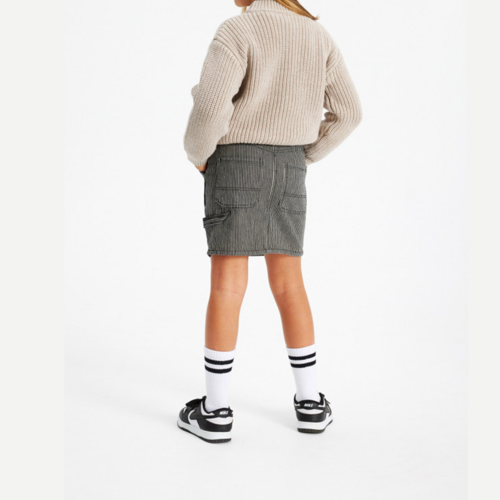 London Striped Denim Skirt - Little Kinfolk Boutique | Children's Clothing Regina, SK