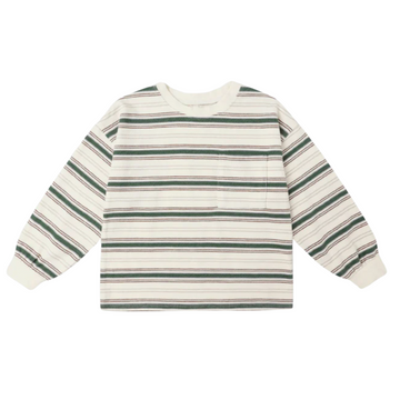 Retro Stripe Relaxed Long Sleeve PRE-SALE - Little Kinfolk Boutique | Children's Clothing Regina, SK