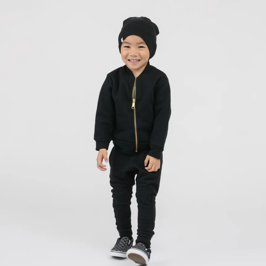 Mioche Organic Zip Up Bomber (2 Colours) - Little Kinfolk Boutique | Children's Clothing Regina, SK