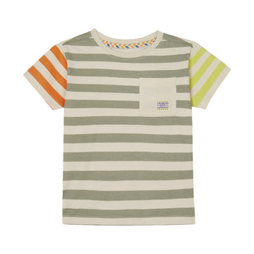 Lugana Striped Short Sleeve Tee - Little Kinfolk Boutique | Children's Clothing Regina, SK