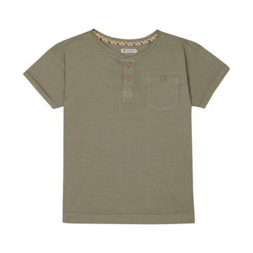 Lugano Basil Short Sleeve Tee - Little Kinfolk Boutique | Children's Clothing Regina, SK