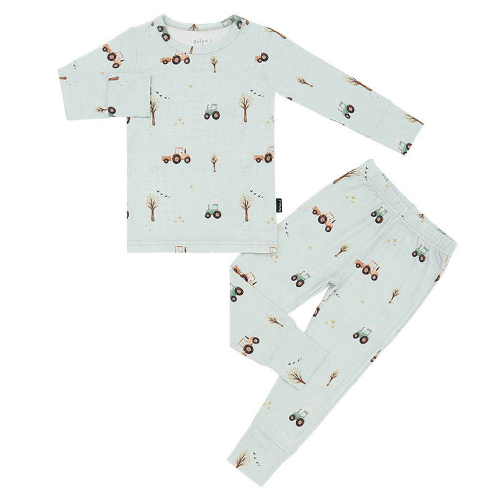 Tractor 2 Piece Pyjama - Little Kinfolk Boutique | Children's Clothing Regina, SK