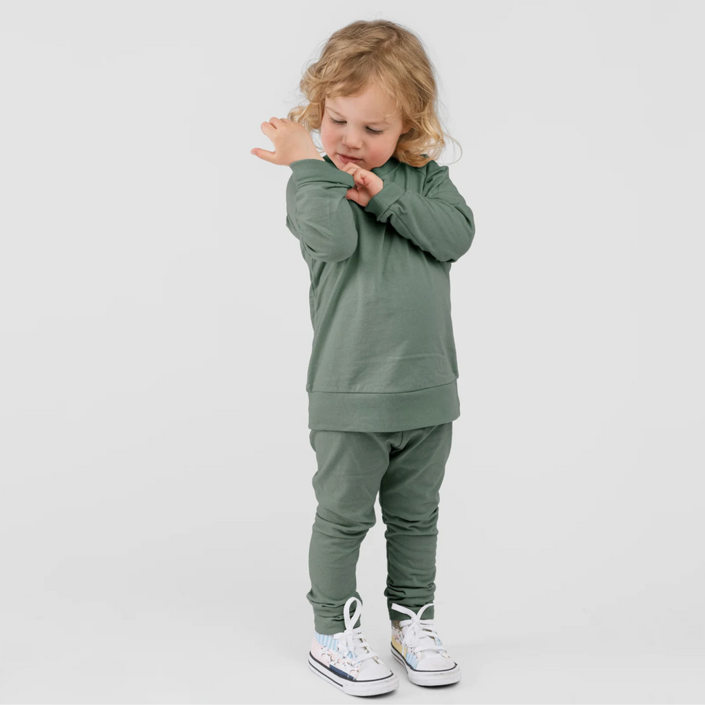 Mioche Organic Raglan Sweatshirts (3 Colour Options) - Little Kinfolk Boutique | Children's Clothing Regina, SK