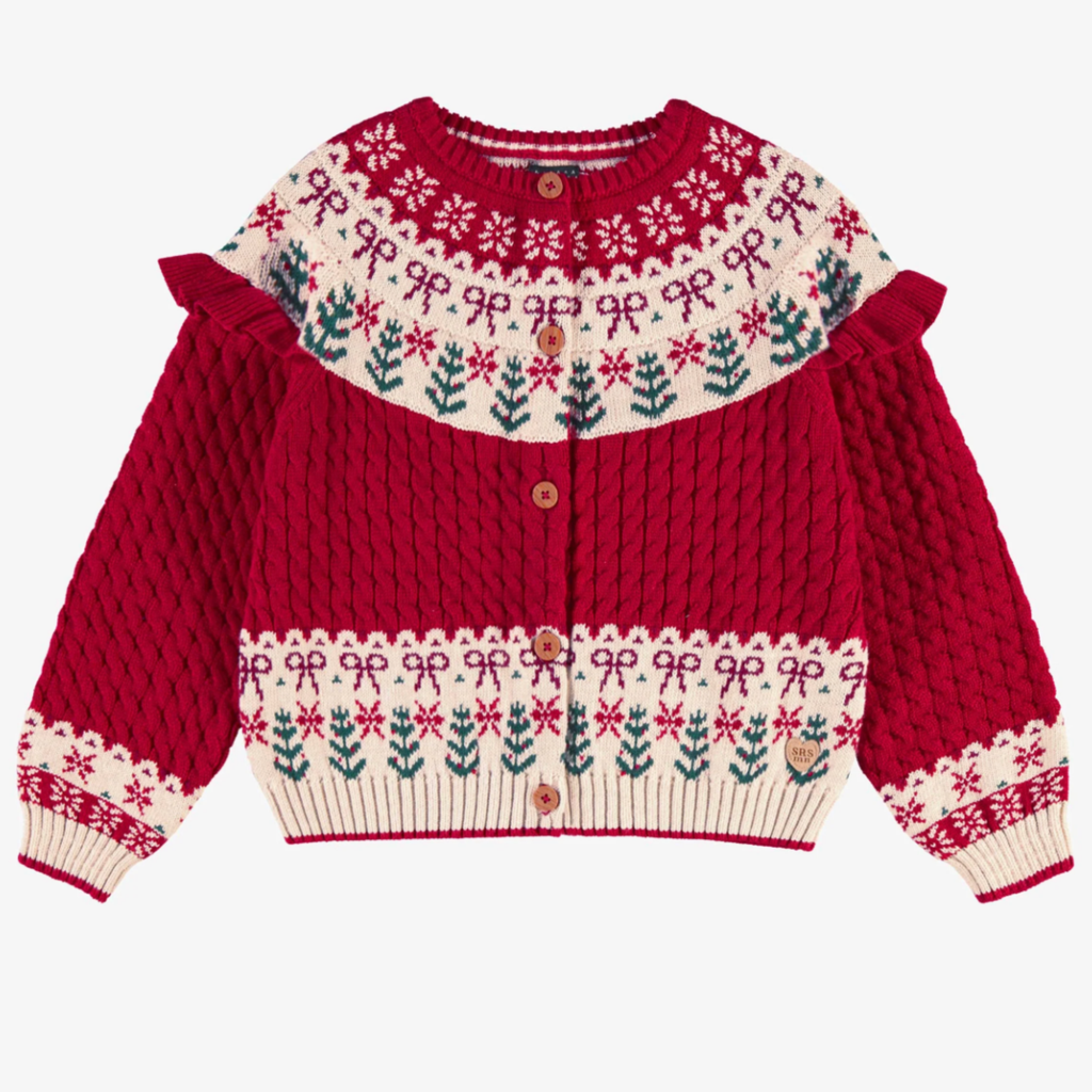 Sophia Holiday Cardigan - Little Kinfolk Boutique | Children's Clothing Regina, SK